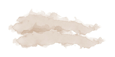 Abstract brown watercolor ink wash texture design on black Earthy digital art paint smudge creative graphic overlay