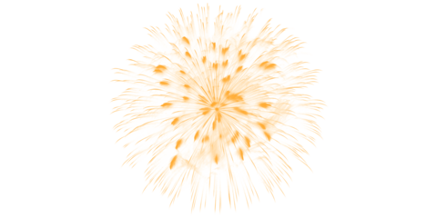 Dazzling golden orange fireworks burst illuminating the dark night sky a spectacular celebration light show for festive