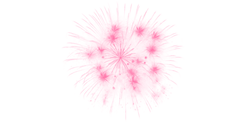 Vibrant pink fireworks light up dark night sky dazzling celebration Festive magenta sparks burst bright for events and