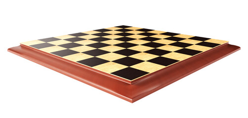 Classic Chessboard: A beautifully crafted chessboard. The image presents the strategic world of chess, evoking a sense of thoughtful planning and competitive spirit.