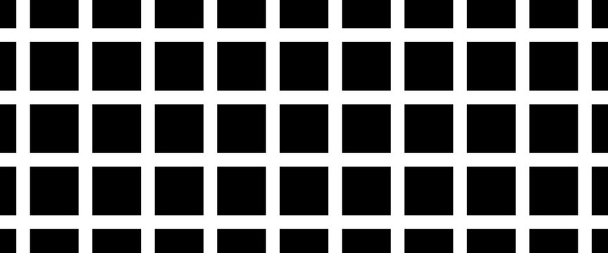 Seamless pattern with squares ornament. Quadrangles blocks image. Repeated checks ornamental background. Mosaic motif. Checkered floor. Flooring wallpaper. Digital paper. Vector art illustration.
