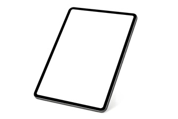 Fototapeta premium Blank Tablet Screen Mockup Isolated