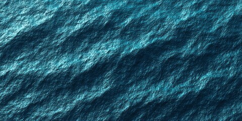 Deep blue ocean surface texture displays rich rippling and wave patterns