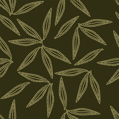 seamless leaf pattern
