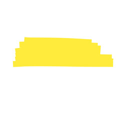 Hand drawn highlight marker lines