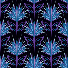 seamless pattern with flowers