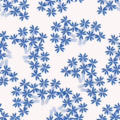 seamless pattern with snowflakes