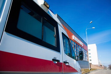 Fototapeta premium Coronavirus covid-19. Ambulances are ready to leave