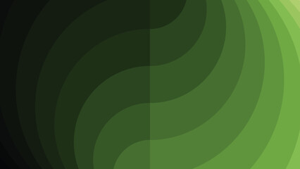 balance green shade color. Green wavy color shades art vector. For wallpaper, background, wall art, poster, banner and vector template. © tsu