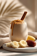 Creamy Chocolate Banana Bliss mocktail