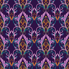 seamless damask pattern