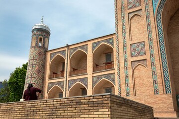 Kukeldash Madrasah, Tashkent, Uzbekistan. A renowned historical and architectural monument and landmark.