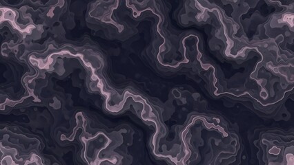 Abstract Dark Purple and Light Pink Topographic Layers Background Pattern Texture with Wavy Lines Surface Geology Earthy Tones Unique Design