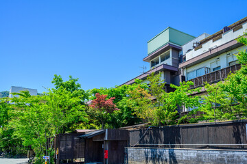温泉宿「世界最大級のカルデラを望む特等席。阿蘇山に見守られた、癒やしの温泉宿。」阿蘇市内牧
Hot spring inn "A special seat overlooking one of the world's largest calderas. A relaxing hot spring inn watched over by Mount Aso." Uchimaki, Aso City