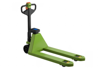 Green Electric Pallet Jack green pallet jack isolated isolated on a transparent background