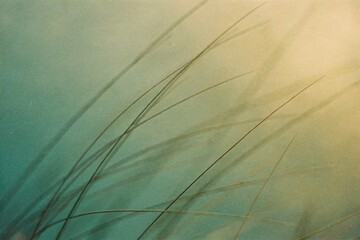 Abstract summer nature background. Abstract background with textured lines in soft green and yellow hues.