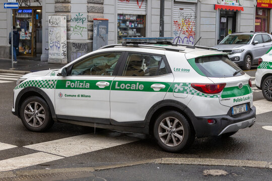 milano, polizia locale, vehicle Italy 