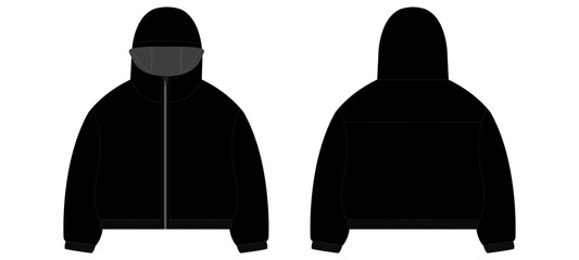 Jacket Mockup Template Vector © Toor graphic