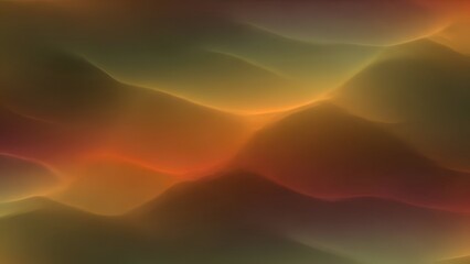 Abstract Warm Toned Sand Dune Wave Texture Background with Smooth Gradient Light Effects and Organic Formations Creates Dreamy Ethereal Atmosphere