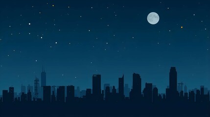 Fototapeta premium Earth Hour Energy Saving Awareness Illustration