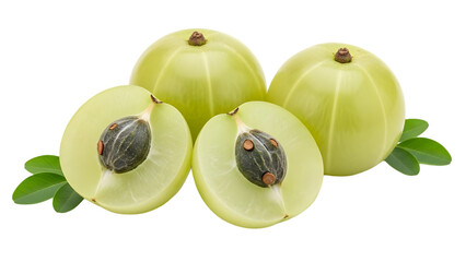 Obraz premium Fresh amla indian gooseberry fruits