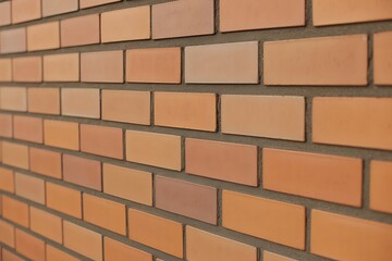 Obraz premium Close-up view of brick wall