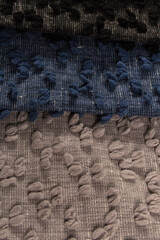 multi colored fabric chart