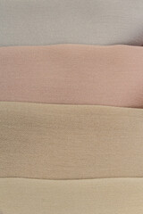 multi colored fabric chart