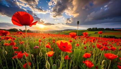 Poppy field