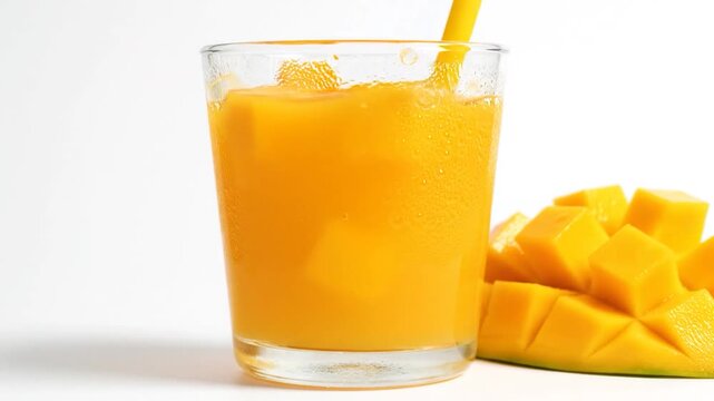 Refreshing Mango Juice - A Delicious and Healthy Tropical Treat.