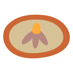 Simple Flat Style Collection of Vintage and Antique Items Icon Set