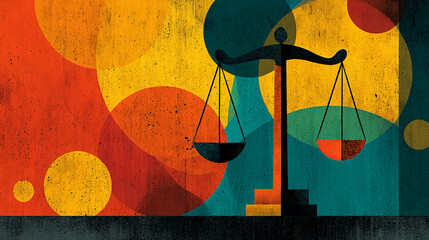 Court newsletter masthead illustrating publication identity governance justice system abstract editorial branding