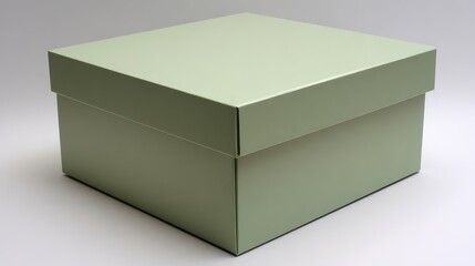 Green box sitting on a plain surface with no other items around it during a simple indoor setting