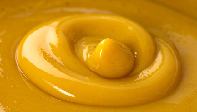 Mustard, food, condiment, yellow, smooth, creamy, close-up, texture, sauce, culinary, flavor, kitchen, ingredient, seasoning, gourmet, snack, topping, spread, fresh, preparation, detail, vibrant, thic