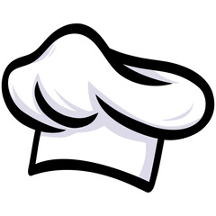 Chef Hat Cap Illustration Drawing Icon Design