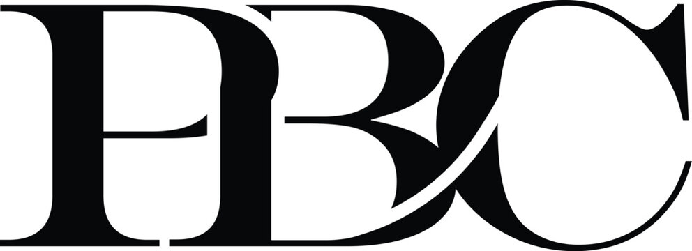 Letter PBC clothing logo design