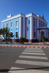 City hall of Sidi Ifni, Morocco. The town is the capital of Sidi Ifni Province.