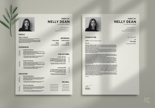 Creative Resume Cv Layout