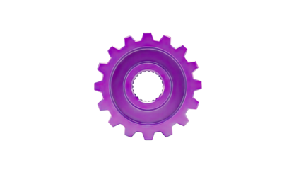 Purple Gear with Splined Hub