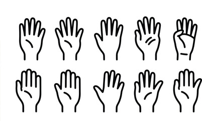 Abstract Colorful Human Hands Seamless Pattern Representing Diversity, Teamwork, Inclusion, Unity, and Community Support