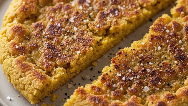 French socca (chickpea flatbread)