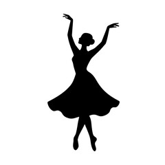 silhouette of international women's day 