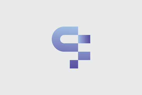 letter cf logo icon vector design with modern minimalist style and professional branding concept.