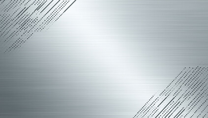 Silver Technical Engineering Blueprint Lines Background