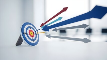 Arrow Poised to Hit Target Symbol business idea