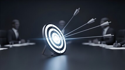 Arrow Poised to Hit Target Symbol business idea