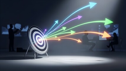 Arrow Poised to Hit Target Symbol business idea