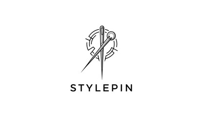 Stylepin Logo Design with Safety Pin.