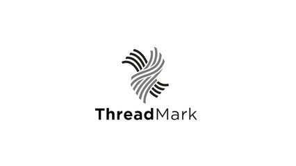 ThreadMark Logo Design Element Close Up.