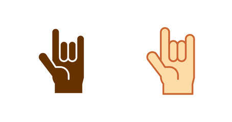 Obraz premium Love You Gesture Icon Design